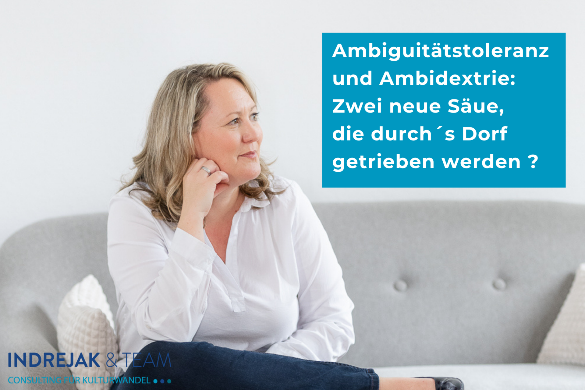 Stefanie Indrejak erklärt in ihrem Blogartikel, warum Ambiguitätstoleranz und Ambidextrie aktuell die neuen Buzzwords sind